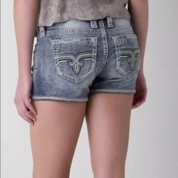 Sold Rock Revival Arlia Short Size 28 - Picture 2 of 12